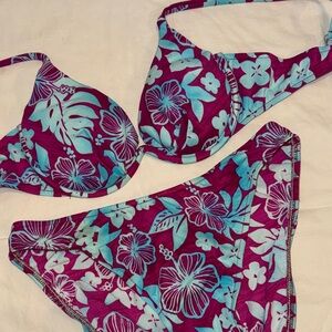 VINTAGE Xhilaration Tropical Bikini